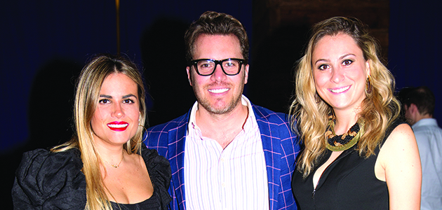 Majo Bello, Emilio Tame y Lucia Diez