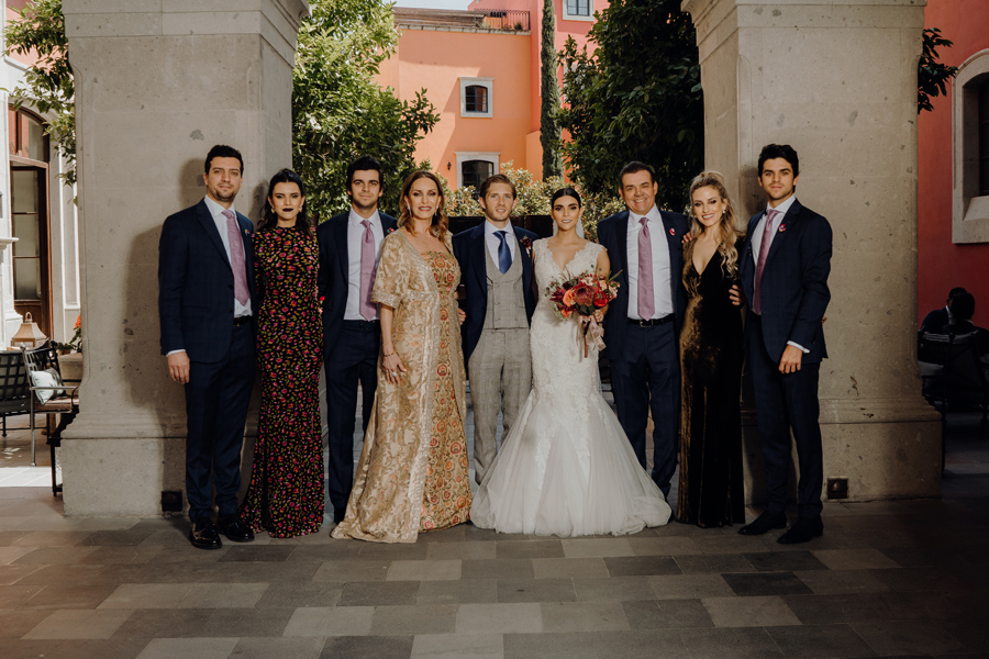 Familia de la novia