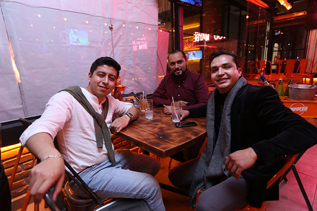 HUGO AMBRIZ, MISAS SALGADO Y RAFAEL PORTILLA