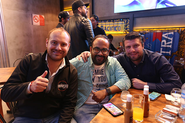 LUIS SOTO , PACO YAÑEZ Y RAMIRO AGUIRRE