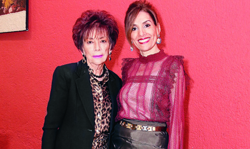Lupina Vara de Mejía y Olga Mejía
