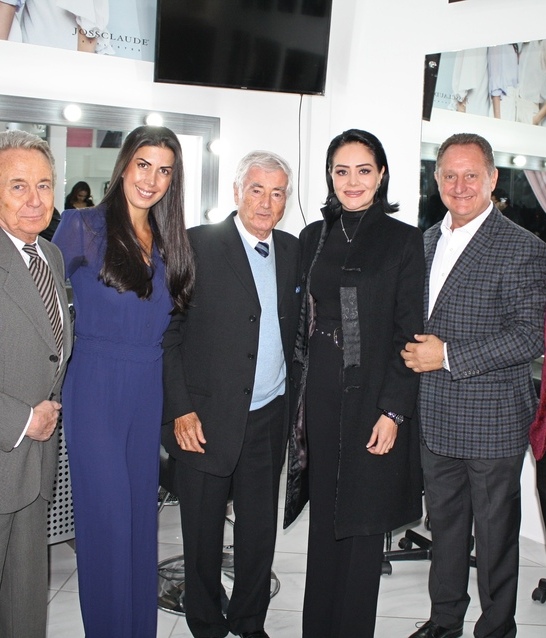 Claude Joanin, Patricia Abreu, Joss Ifergan, Erika Molina, Pepe Saade y Sylvain Parachou
