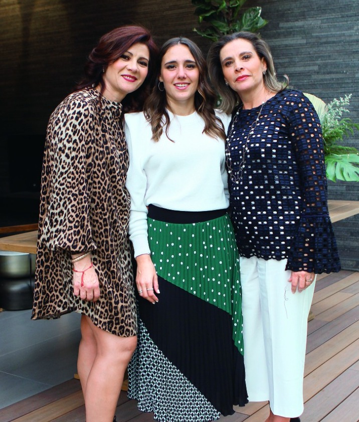 Claudia Lozano, Ale Brun y Bety de Brun