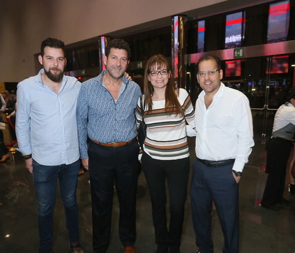 Patricio Álvarez Tostado, Miguel Álvarez Tostado, Claudia Macías y Sergio Usoriel