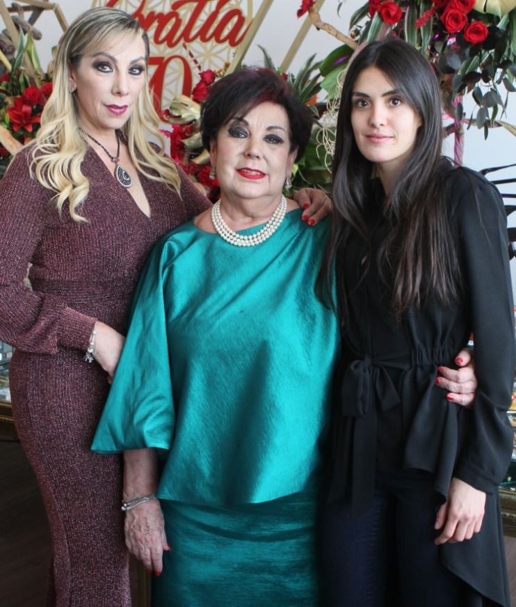 Buby Jiménez, Oralia Jiménez y Denisse Jiménez