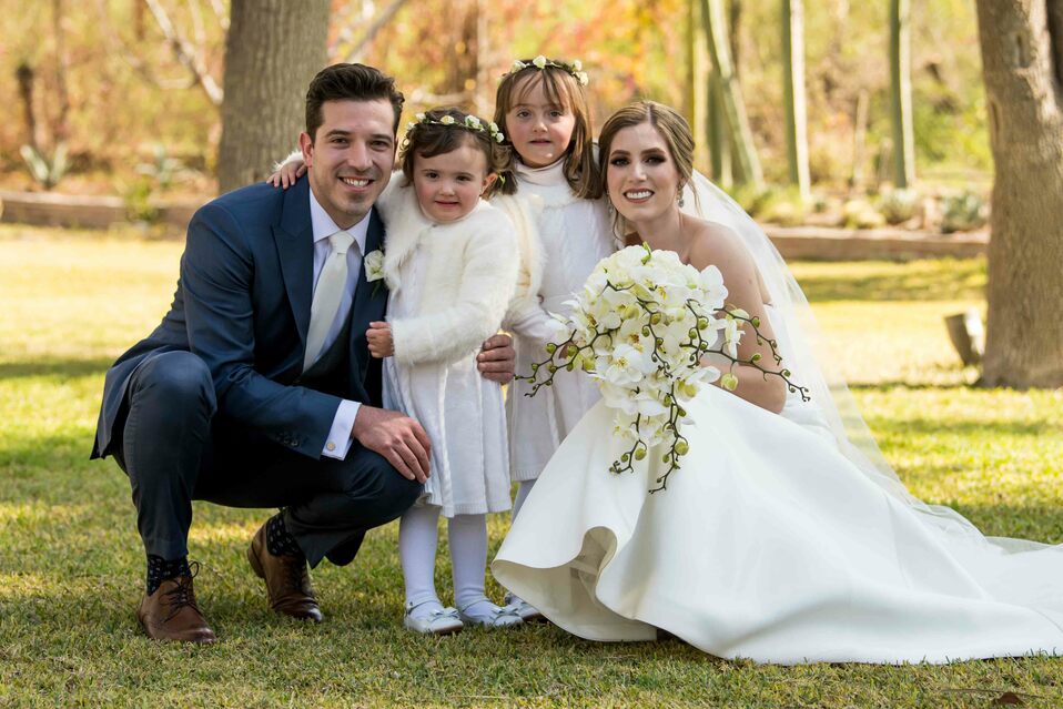 Gabriel, Leo, Valentina y Ana Lorena