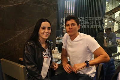 Mariana Obregón y Esteban Juárez