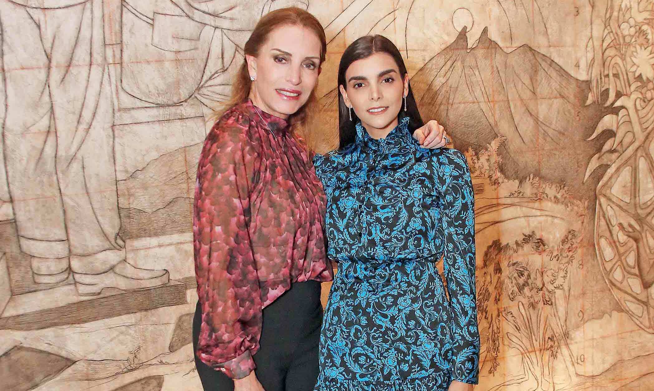 Gachi Calderón de Rubio y Florencia Rubio