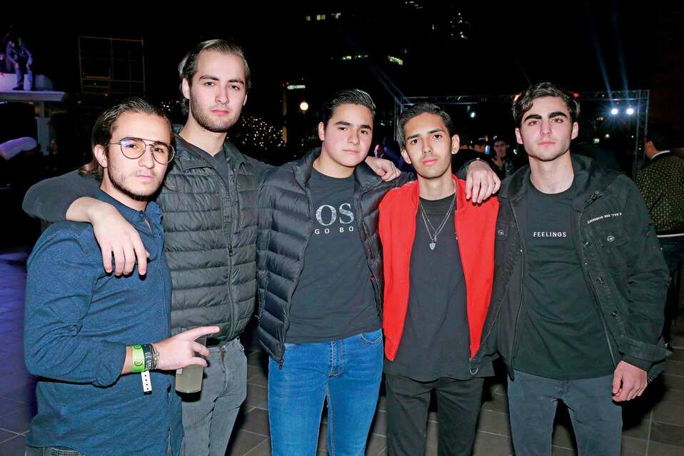 Nicolás Mathew, Santiago Garza, Eugenio Cárdenas, Gabriel Cavazos y Joaquín Martínez