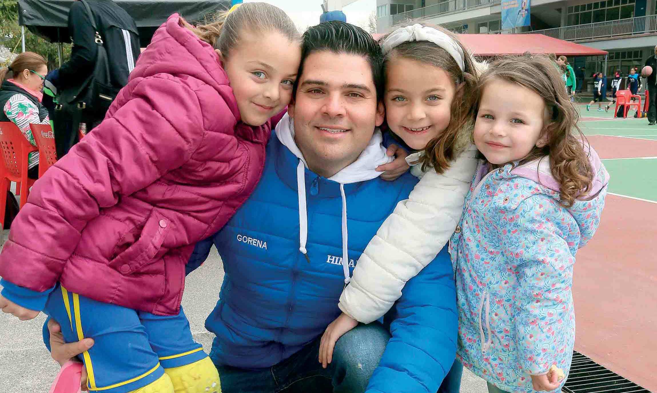 Sofía Gorena, Adrián Gorena,  Ana Catalina Gorena y Bárbara Gorena