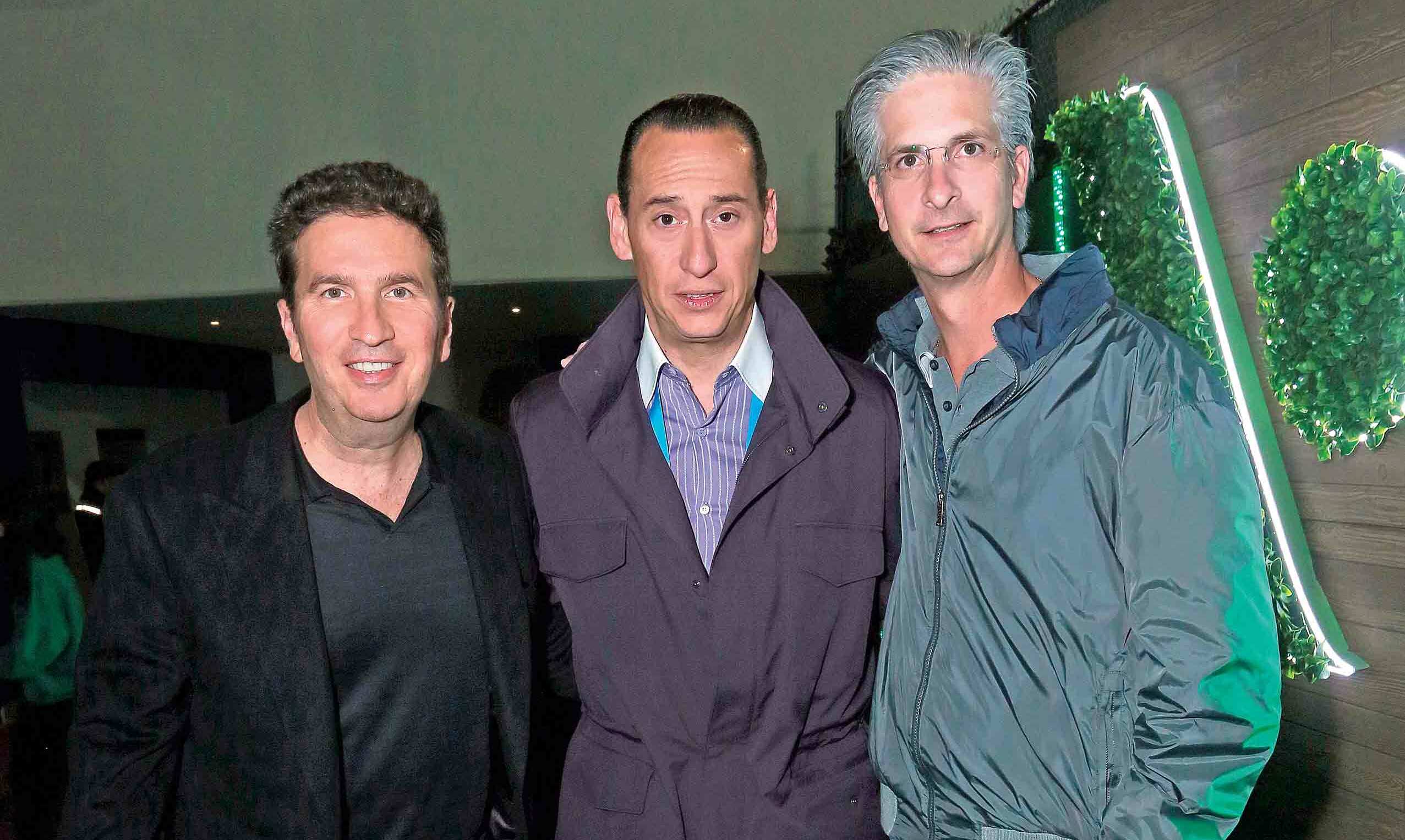 Fernando González, Adrián Páez y José Vivanco