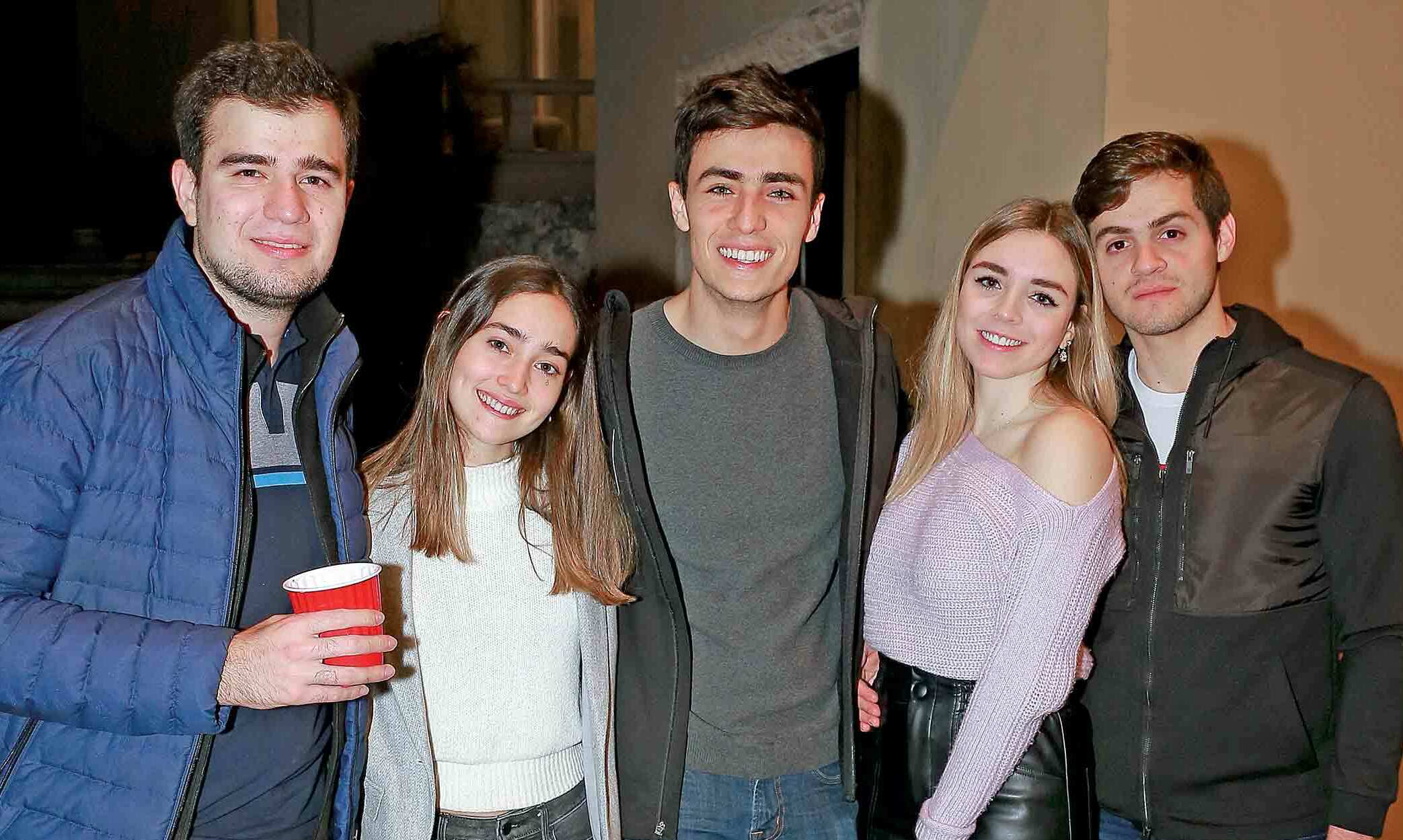 Ricardo Vela, Alejandra Maiz, Jaime Toussaint, Valeria Serrato y Manuel Benavides / Foto: Daniel Saldívar