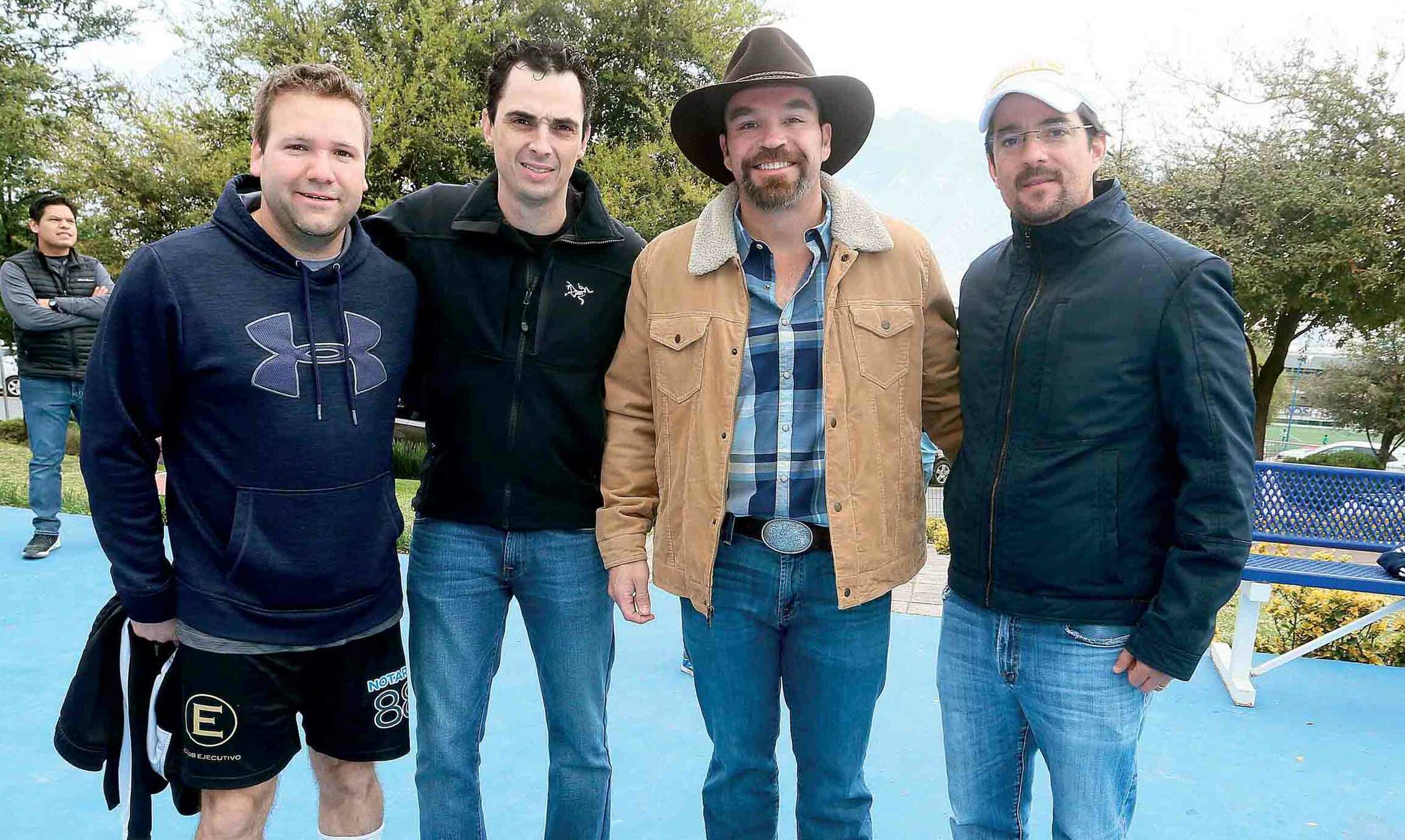 Gaspar Cantú, Daniel González, Raúl Rodríguez y Hernán Pasos