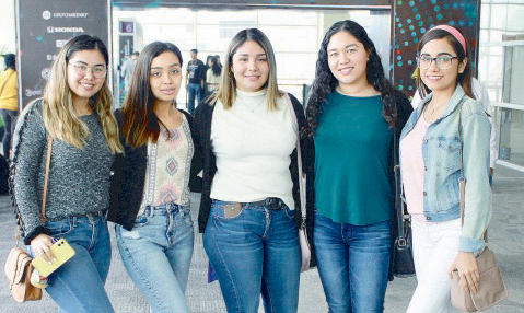 Sukey Cárdenas, Regina Martínez, Ana Medeles, Sandra Jiménez Y Hannia Navarro