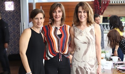 Delphine Hamaide, Beatriz Zambrano y Pily Orozco
