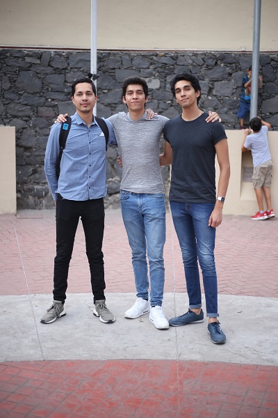 Alejandro Trujillo, Ian Trujillo y Cristian Trujillo