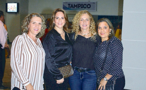 Marcela Pozo, Verónica Tamayo, Elizabeth Humphrey y Neno Schekaibán