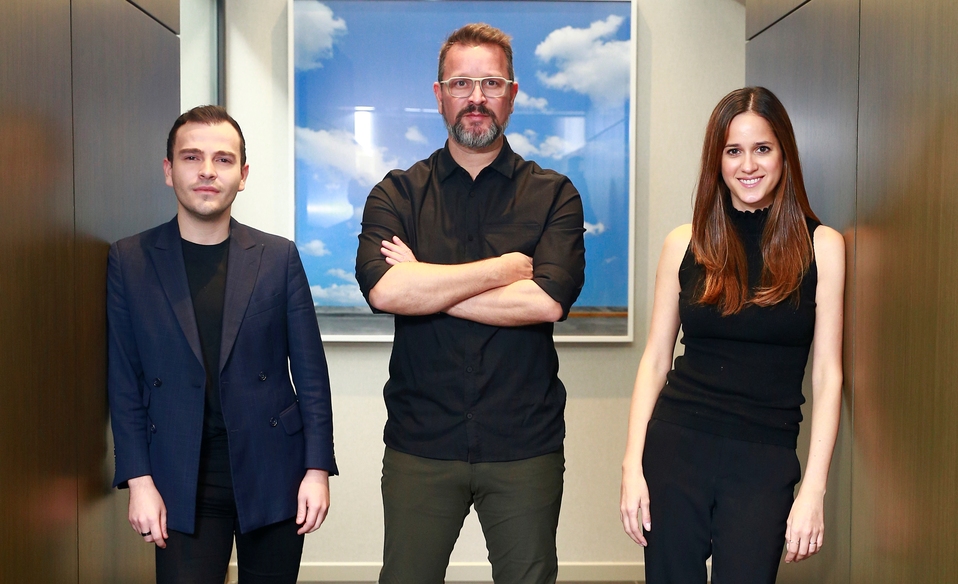 Daniel García, Bernardo Pozas y Cristina Coppel de PCG Design / Fotografía: Cortesía Daniel Saldívar
