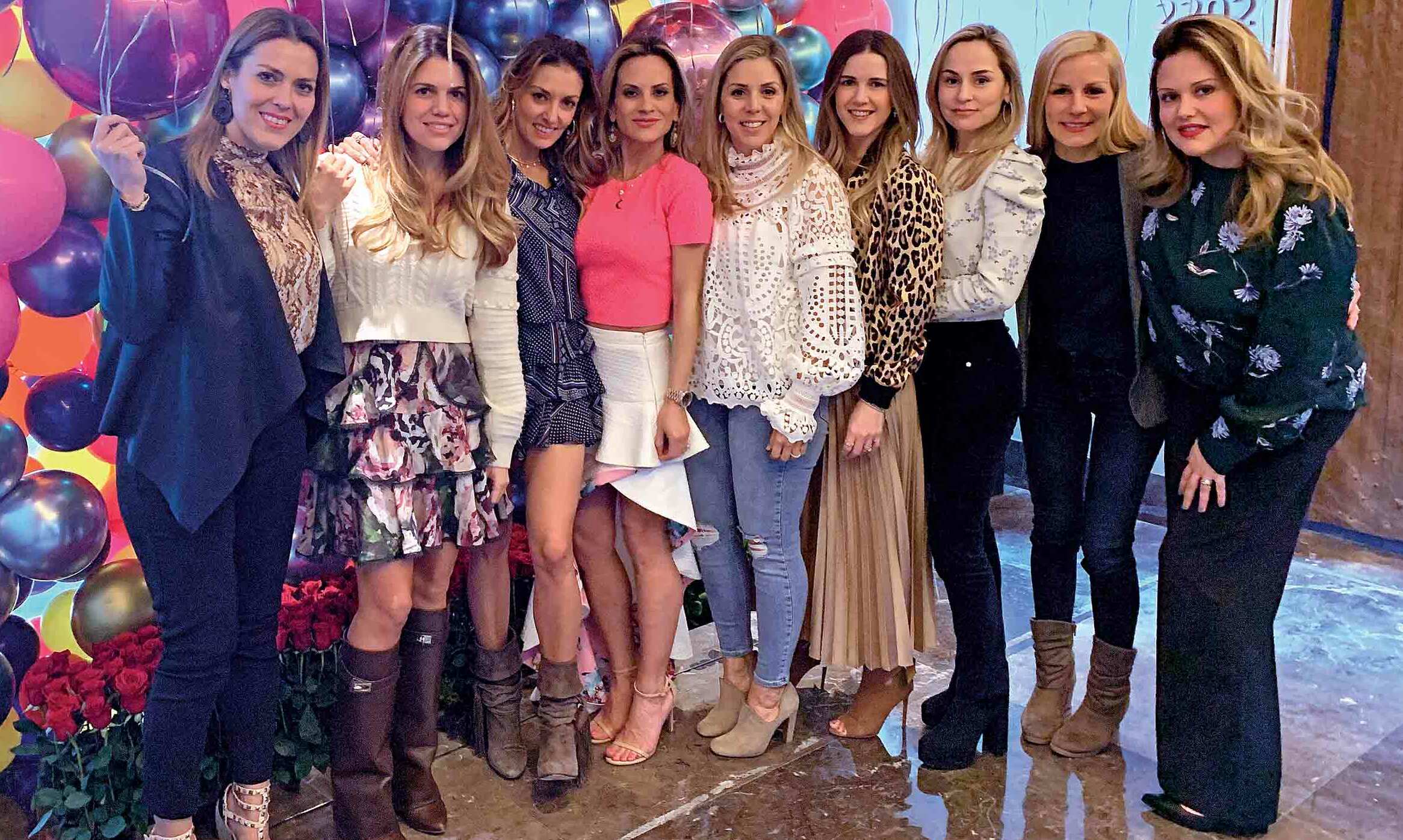 Martha Celia Villarreal, Liz Ferrell de Gutiérrez, Diana Gracia, Sandra Escamilla,  Natalia Hernández, Cristy Zambrano de Zambrano, Brenda Garza, Maru