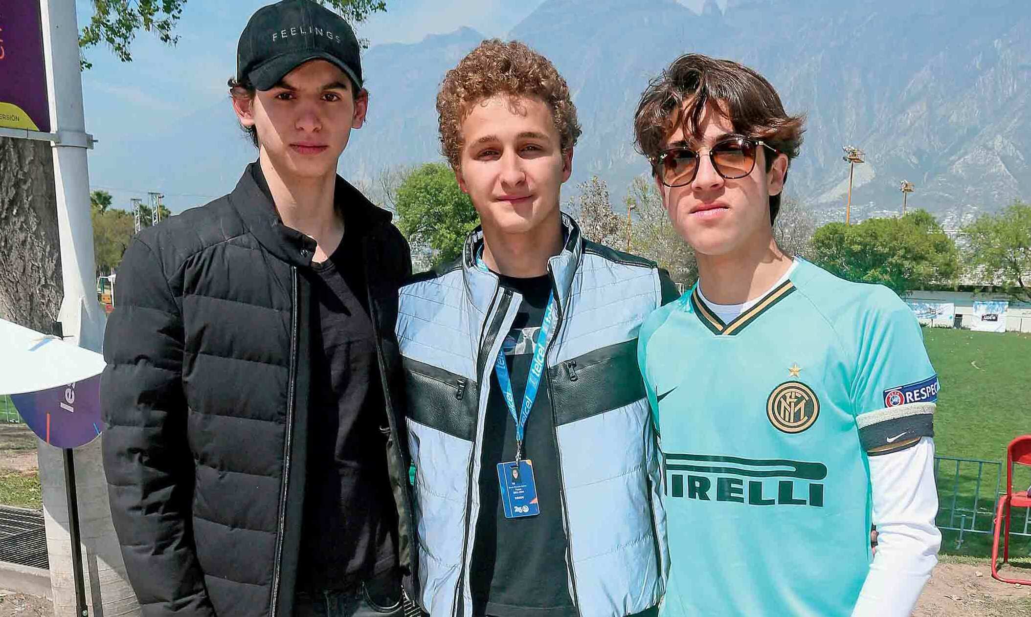 Juan Pablo Sada, Fiero Fernández y Diego Odriozola