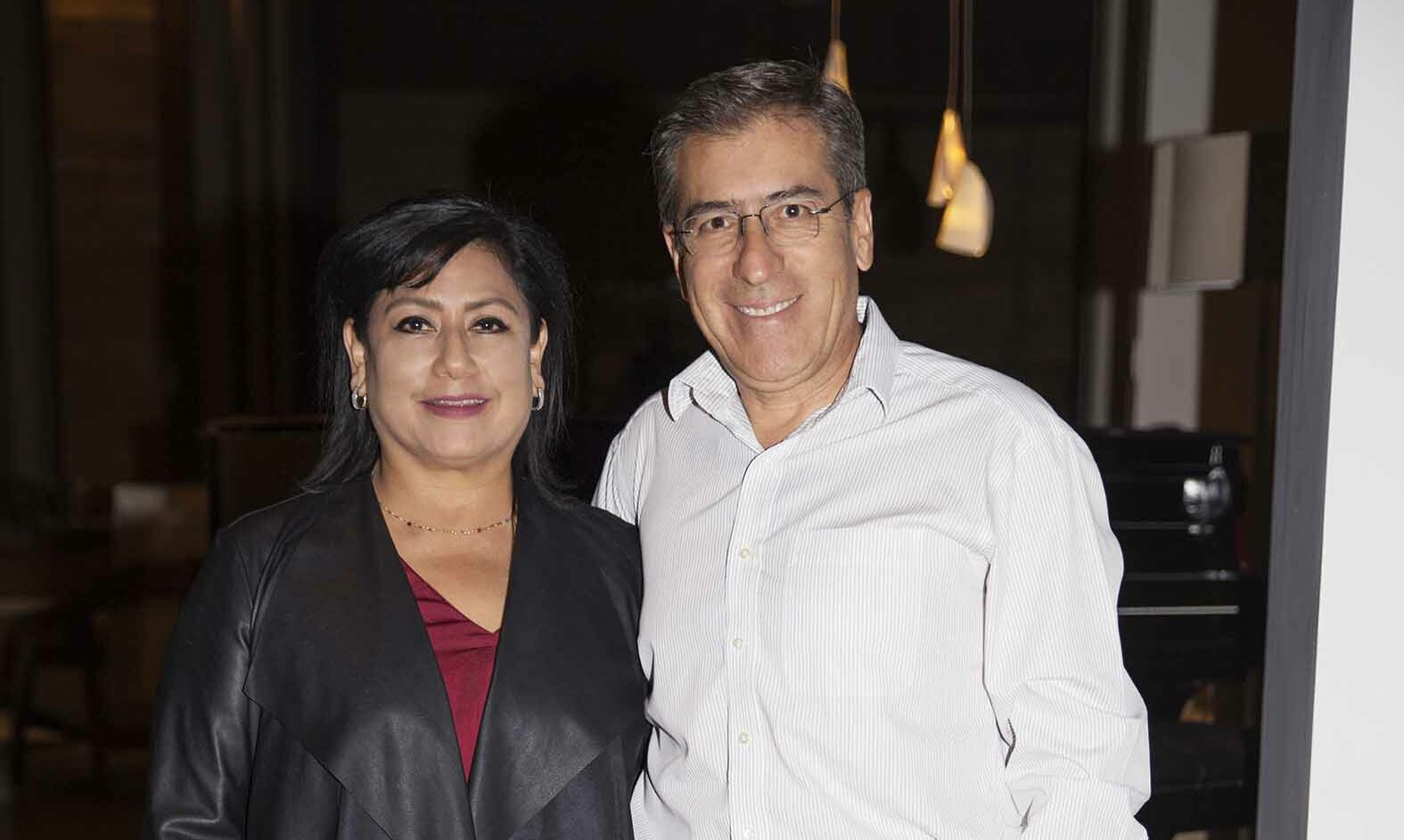 Mónica Balderas y Hugo Balderas
