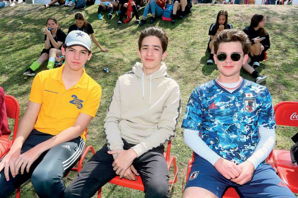 Rodrigo Maldonado, Bernardo Miguel Ramos y Carlos Ruiz