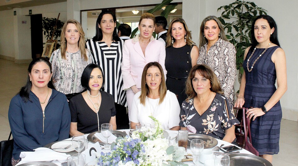 Consuelo de Gómez, Lulú Treviño, Lupana Etienne, Silvia Corripio, Neno Schekaibán, Paty Salas, Sandra Sánchez, Sofía Morales, Laura García y Liz Rodrí