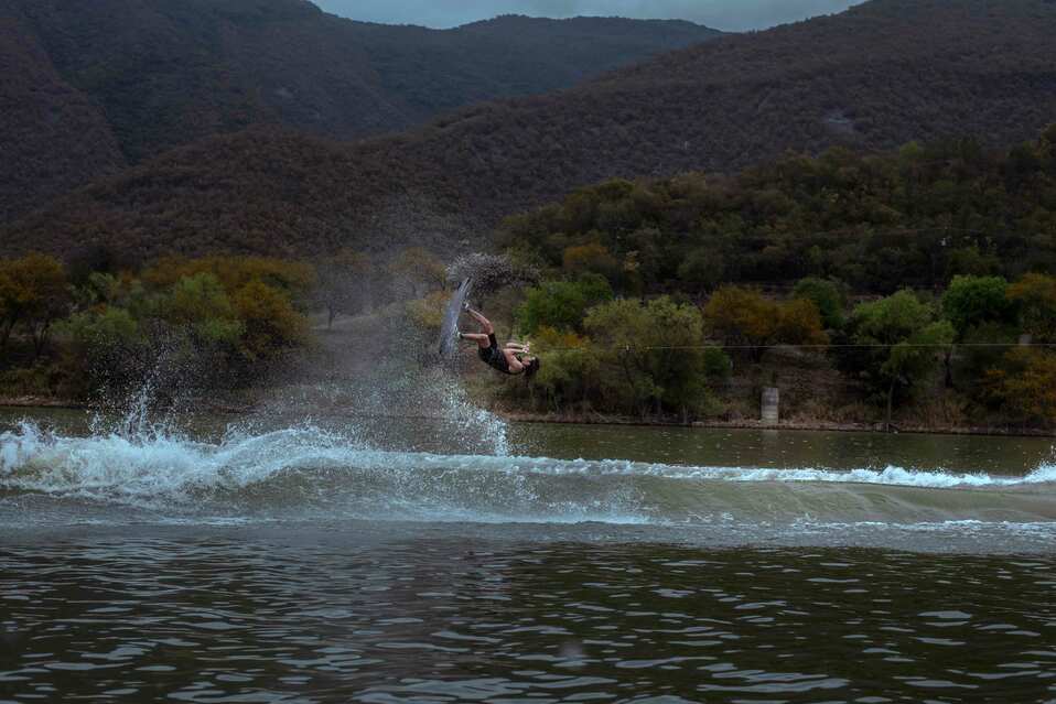 El wakeboard, su gran pasión