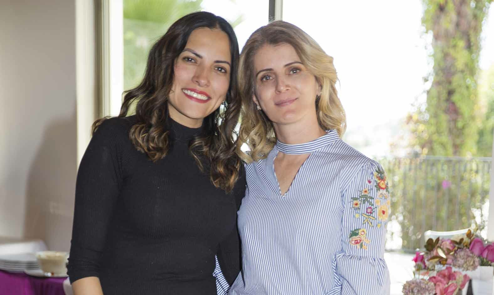 Pamela Castellanos y Elena Benítez