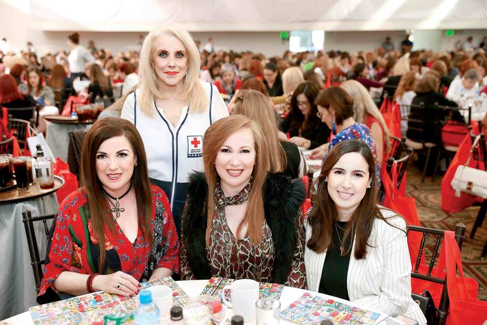 Marlene Dávila de Rodríguez, Tey GOnzález de Salas, Lorena Dávila de Rocher y Lorena Rocher de Vergara