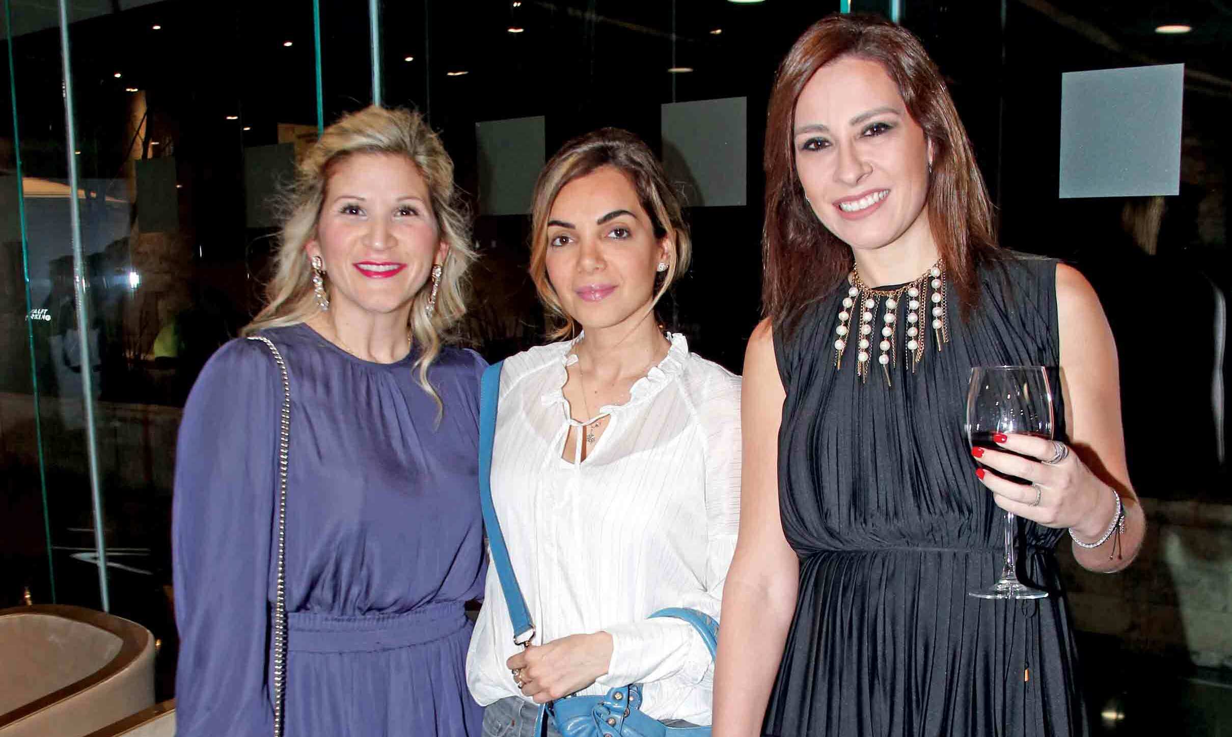 Julieta González, Mireya Villarreal y Karla Morales