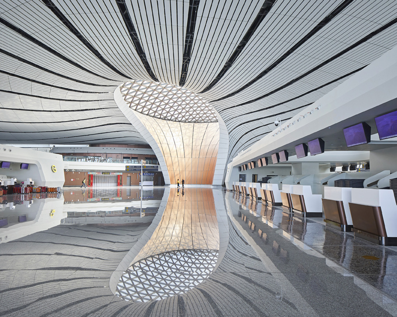 Aeropuerto Internacional Beijing Daxing, Imagen: Cortesía Hufton+Crow
