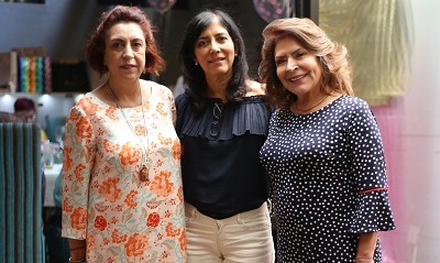 Mónica García, Martha Ordaz y Amelia Trujillo