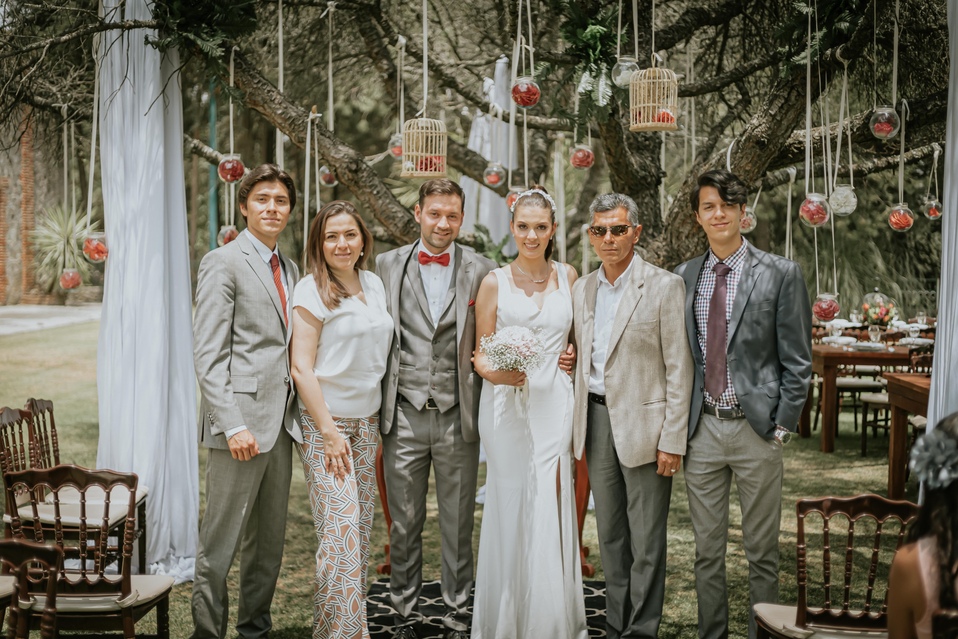 Angel Hernández, Enna Karell Barrera, Miguel Lucatero, Orianna Barrera, Gonzálo Hernández y Diego Hernández.   Foto: Rodrigo Sánchez Chong.