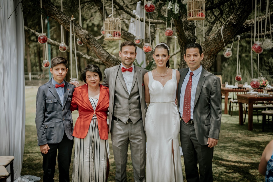 Carlos Lucatero, Julia Islas, Miguel Lucatero, Orianna Barrera y Juan Manuel Lucatero. Foto: Rodrigo Sánchez Chong.