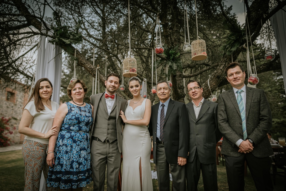 Enna Karell, Guadalupe Alarcón, Miguel Lucatero, Orianna Barrera, Juan Manuel Barrera, Omar Barrera y Juan Manuel Barrera. Foto: Rodrigo Sánchez Chong