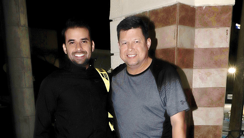 Javier Brizuela y Elías Velázquez