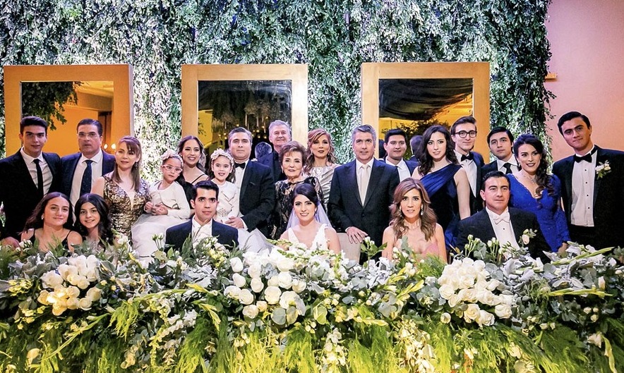 Familiares de la novia