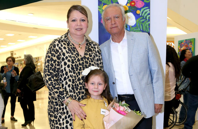 Blanca, Gregorio y Victoria