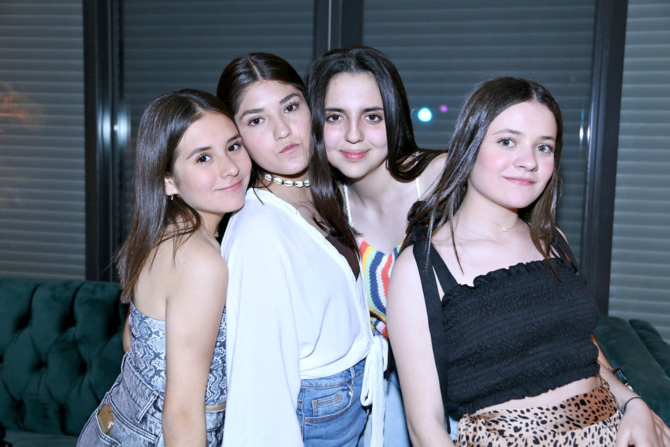 Daniela, María, Ana y Daniela