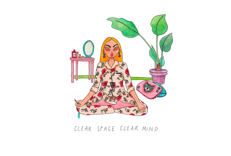 Ilustración de Emma Allegretti para Gucci Beauty.