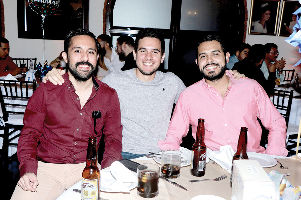 Aldo Calcaneo, José Carlos Barnetche y Ernesto López