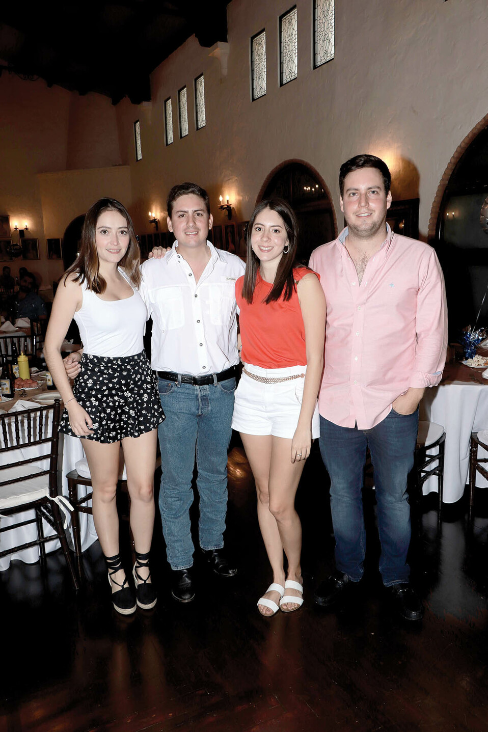 Daniela Medina, Fernando Elizondo, Ana Elizondo y Juan Castro