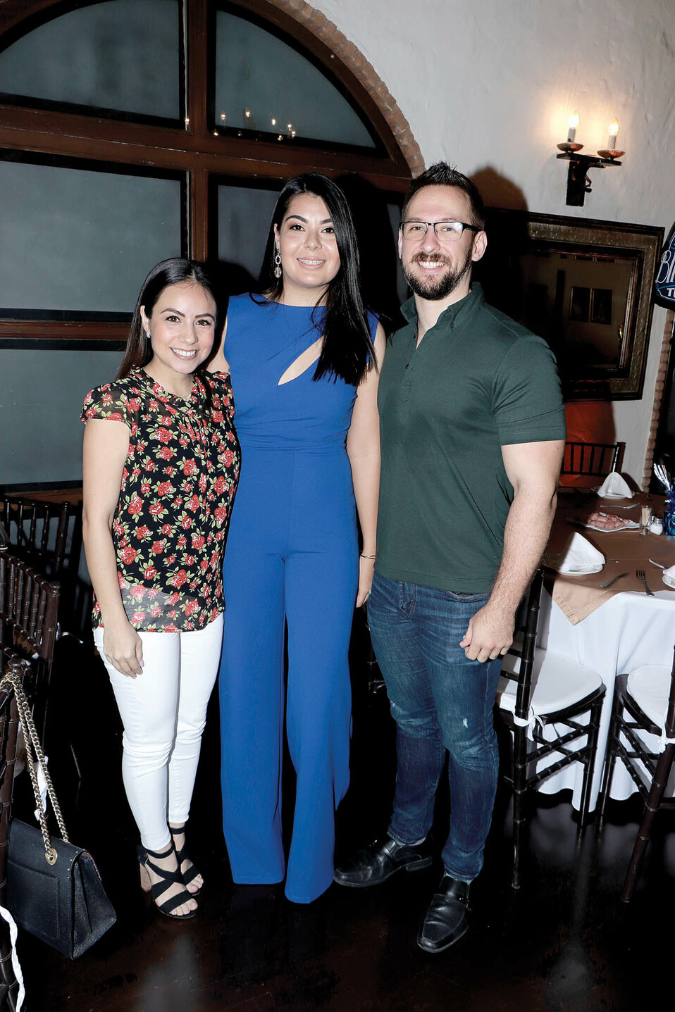 Nidia Becerra, Cecilia Torres y Héctor Chapa