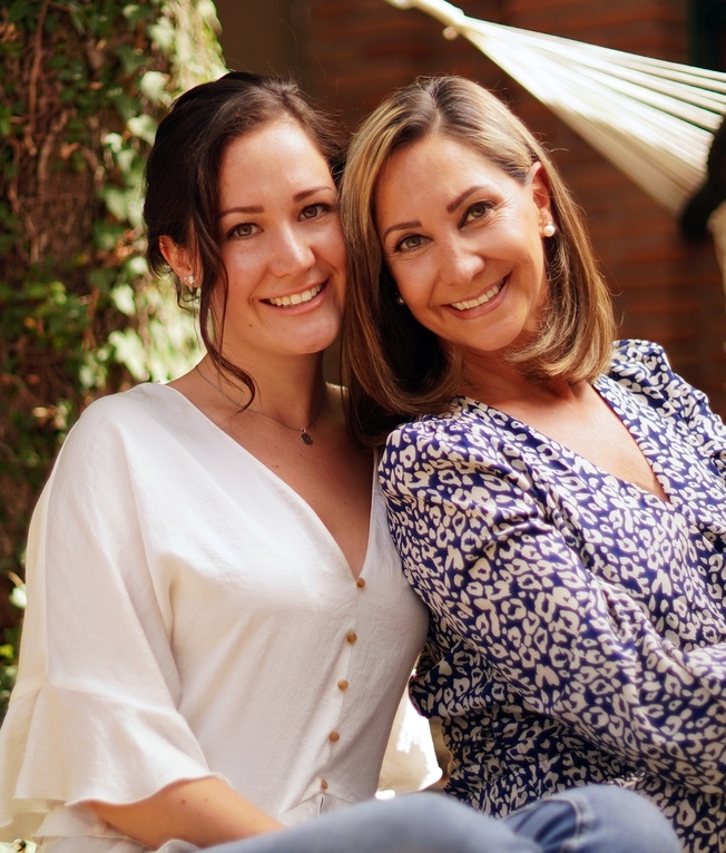 Romina Rapp y Rosy Carreto. Foto: Cortesía.