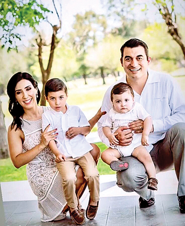 Nancy Garza De Valdez, Mauricio Valdez, Marcelo Valdez y Erik Valdez