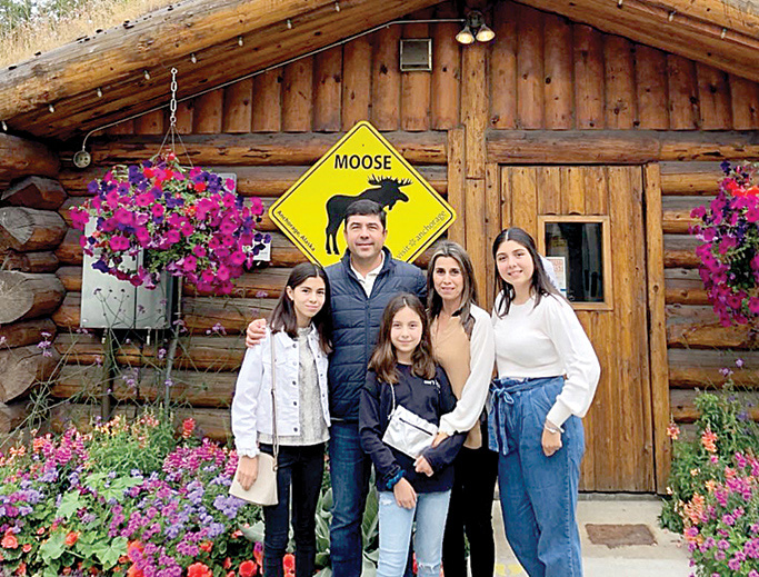 Natalia Mata García, Isidro Mata, Nadia García, Nadia Mata y Ana Paula Mata García
