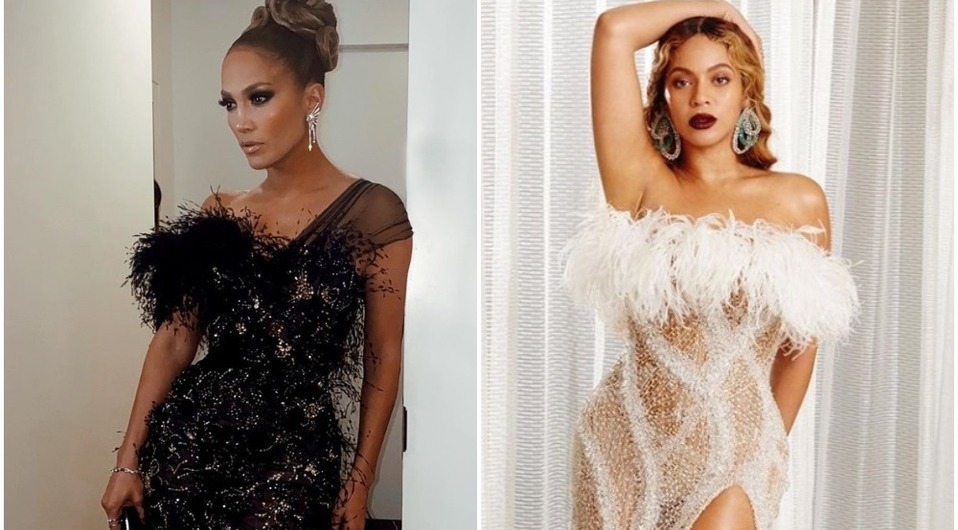 JLo, Beyoncé y más artistas donan sus vestidos por coronavirus (Foto: Instagram @beyonce/@jlo)