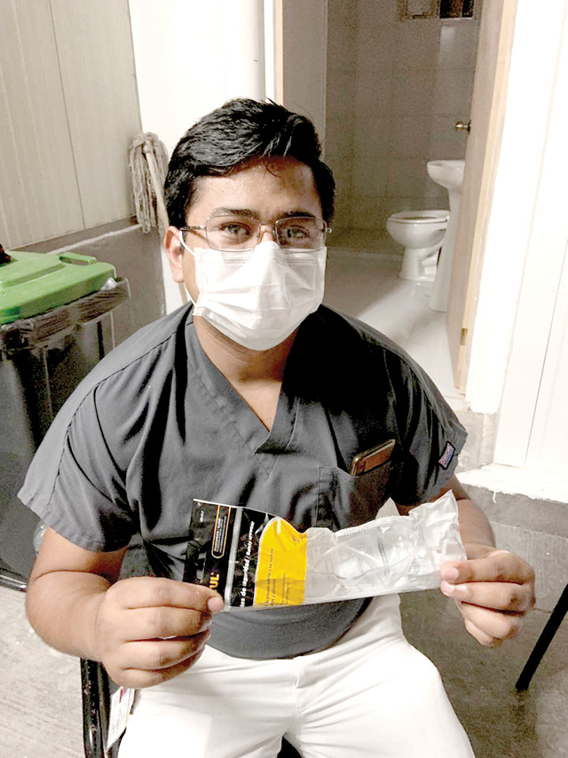 Personal médico que recibió el apoyo