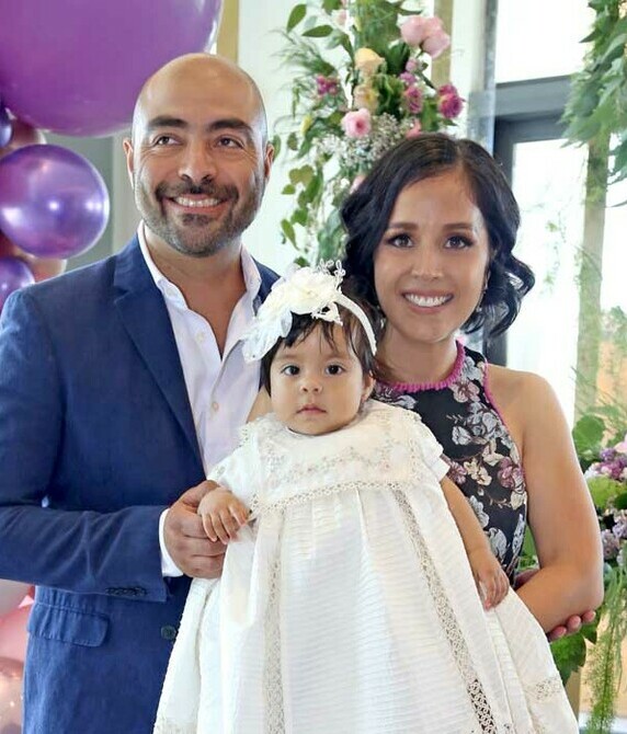 Roberto y Jéssica ofrecieron una gran fiesta por el bautizo de su hijita Emilia (Foto: Jaime Jiménez)